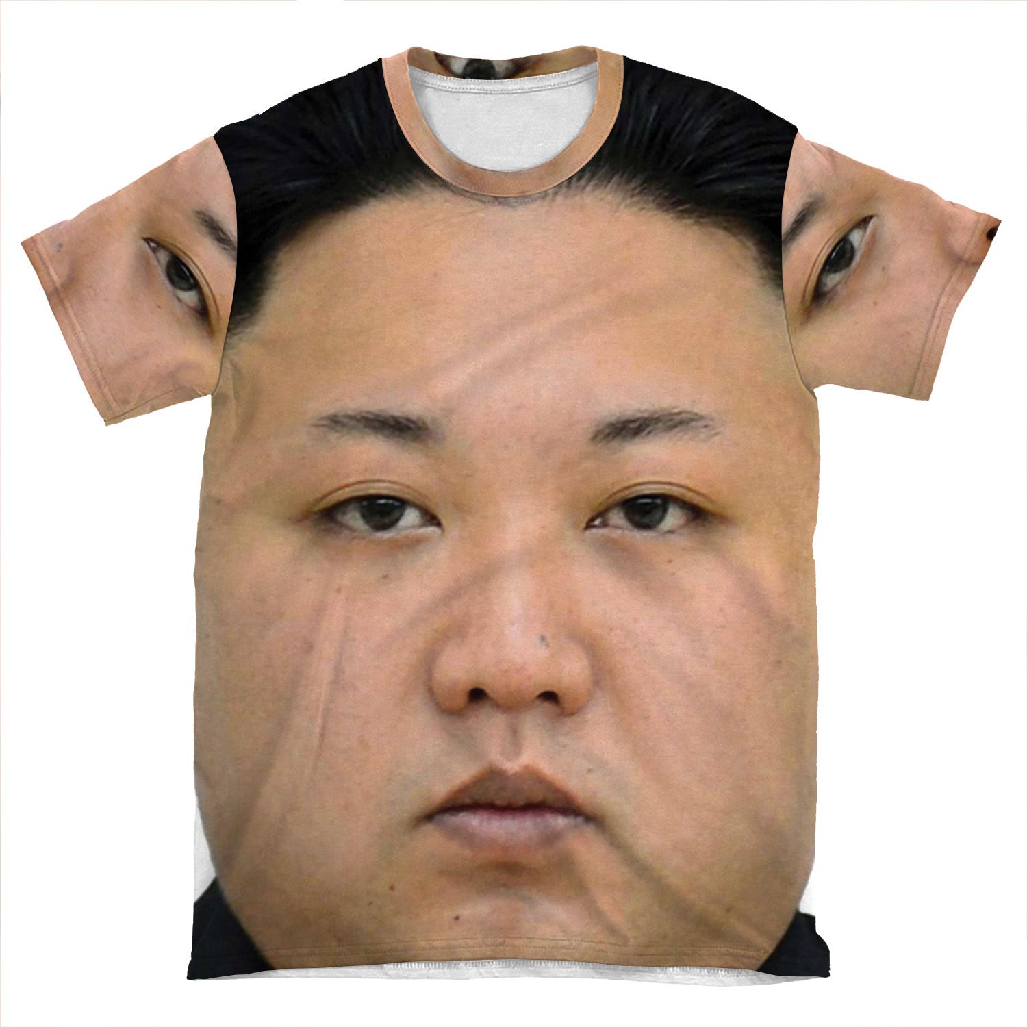 Kim Jong-Un Face On Something... :D AOP T-shirt Tee