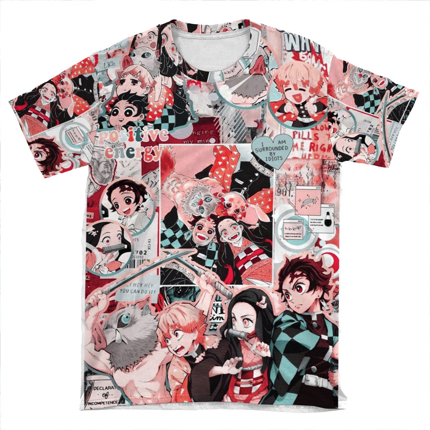 Kimetsu No Yaiba AOP T-shirt Tee