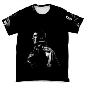 King Cantona AOP T-shirt Tee