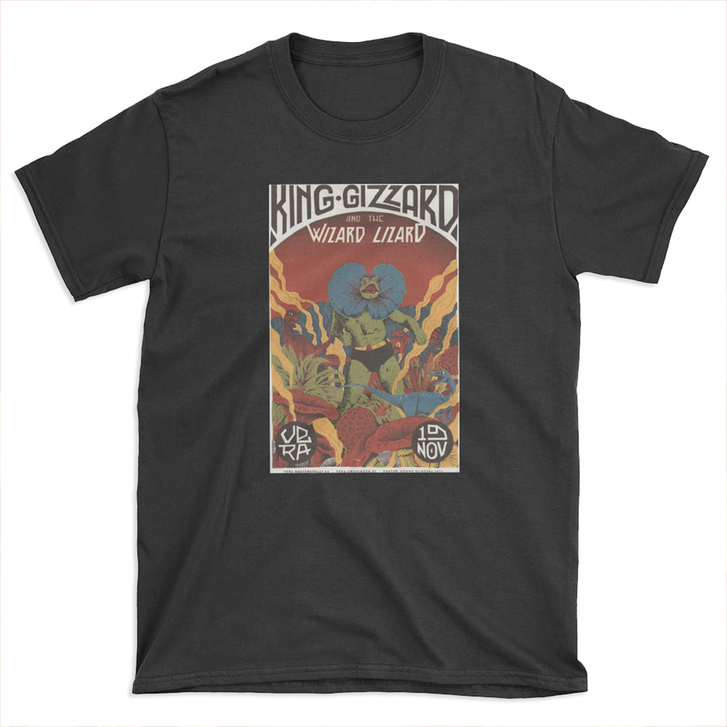 King Gizzard and the Lizard Wizard tour poster T-shirt Tee