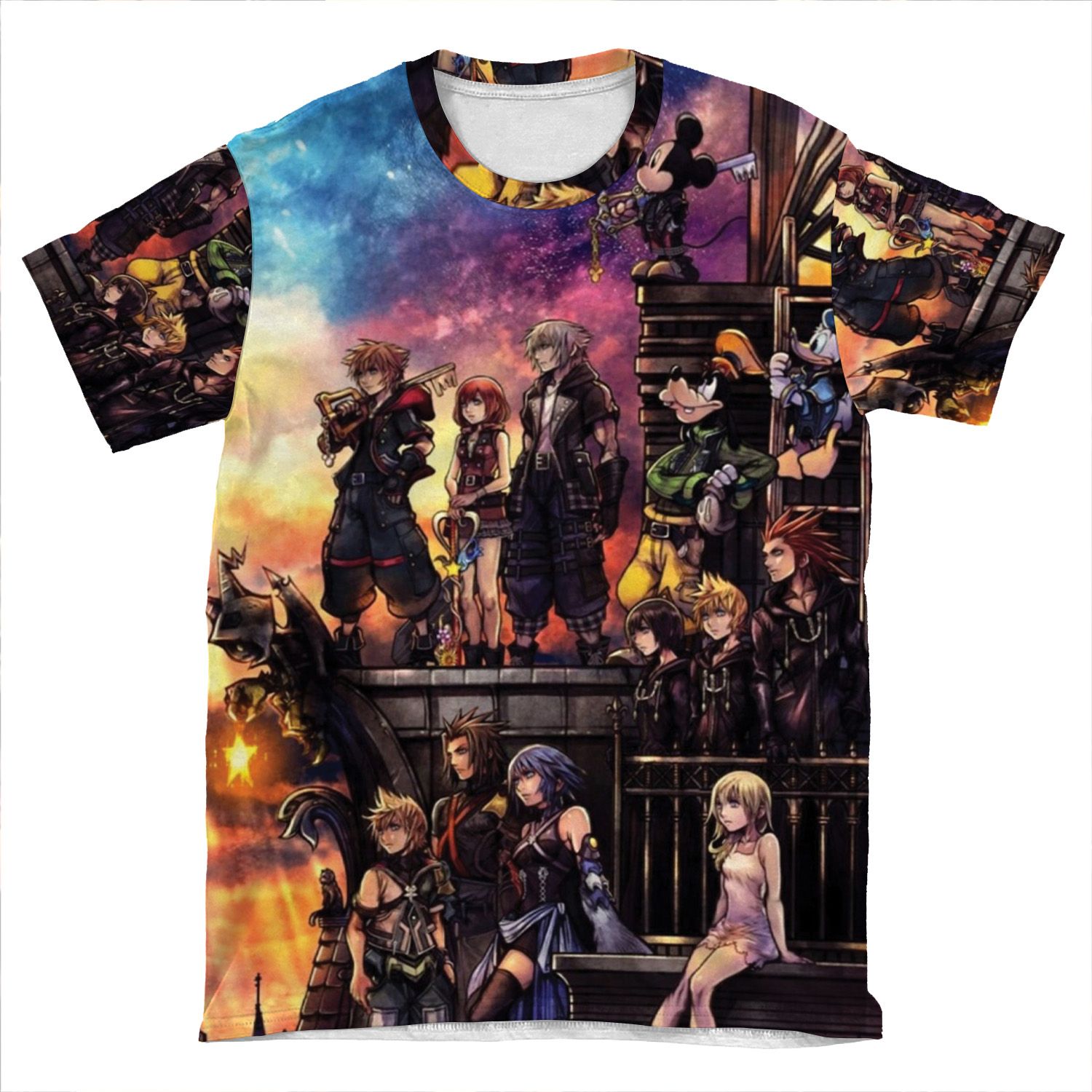 Kingdom Hearts 3 AOP T-shirt Tee