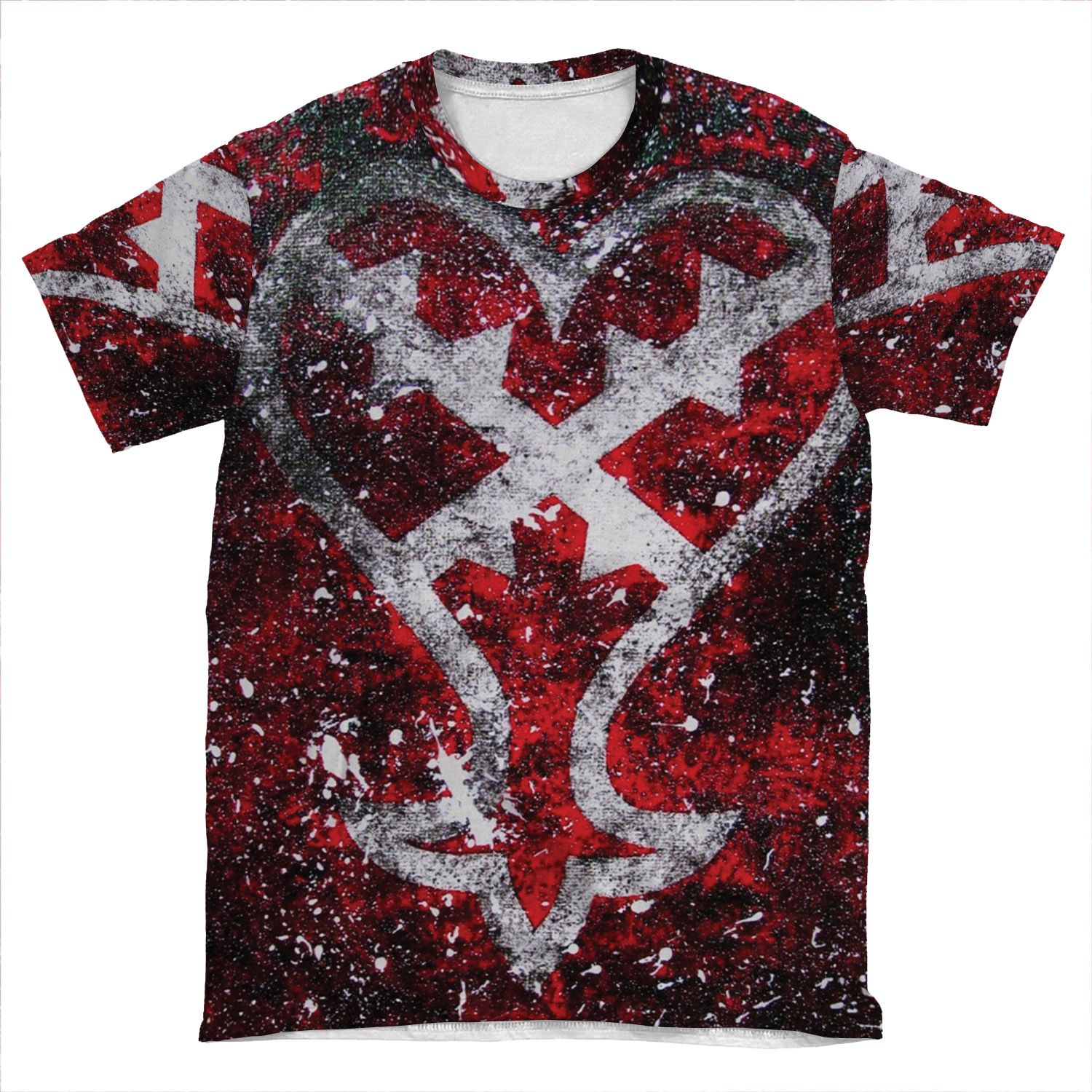 Kingdom Hearts Heartless Symbol AOP T-shirt Tee