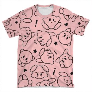 Kirby Mass Attack! AOP T-shirt Tee