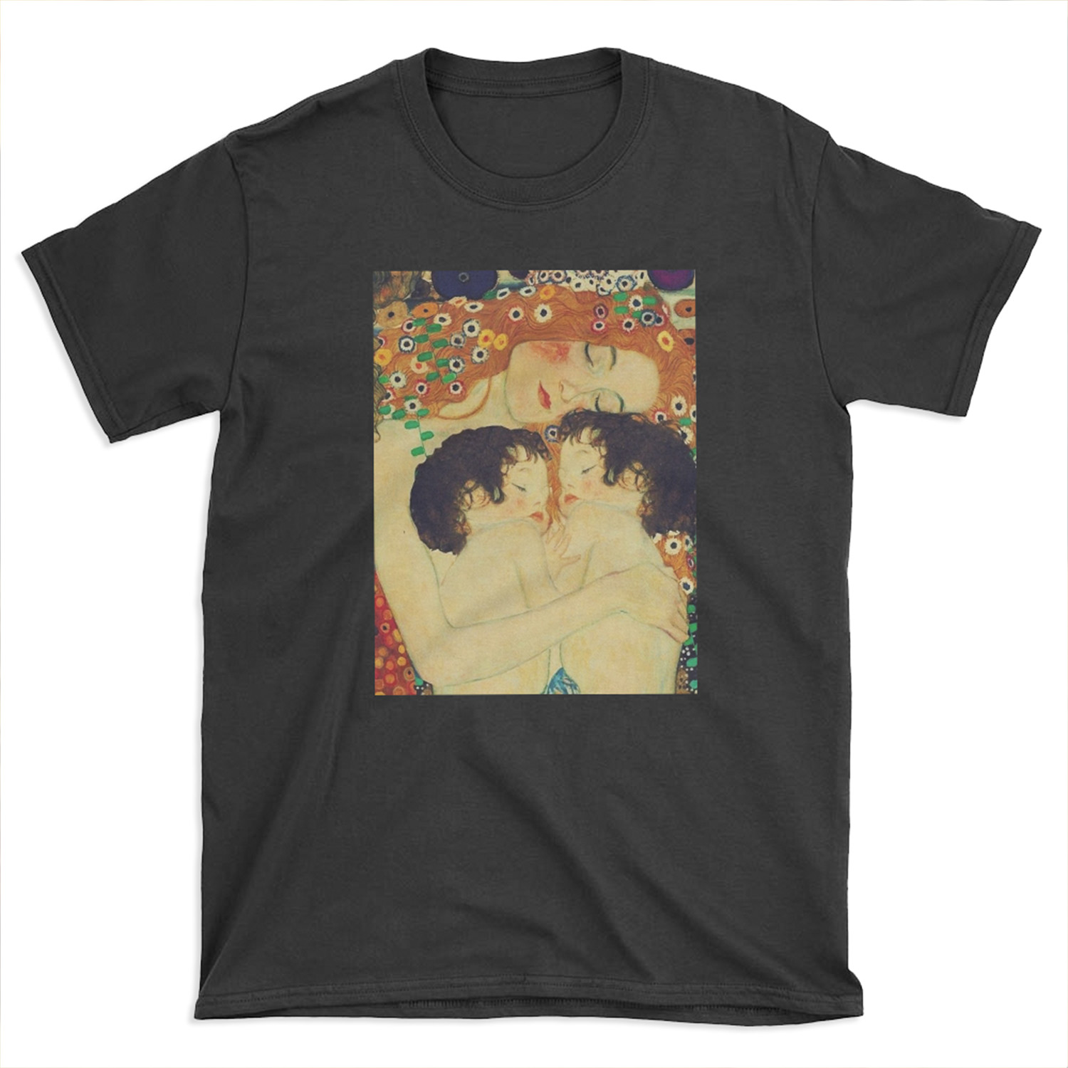 Klimt Three Ages of Woman Mother and Child T-shirt Tee