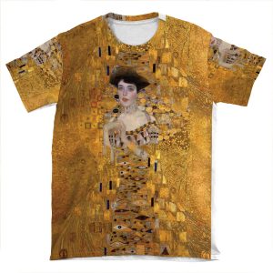 Klimt - Woman In Gold - The Kiss AOP T-shirt Tee