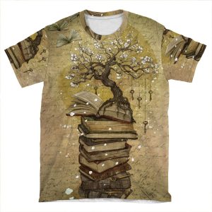 Knowledge Is The Key AOP T-shirt Tee