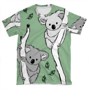 Koala? I'Ve Never Seen Her-Bi-Vore! AOP T-shirt Tee