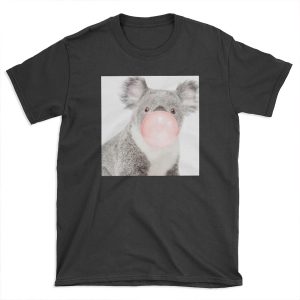 Koala print, Bubble gum, Nursery art, Koala wall art, Animal, Kids room, Modern art, Wall decor T-shirt Tee