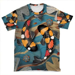 Koi Watergarden AOP T-shirt Tee