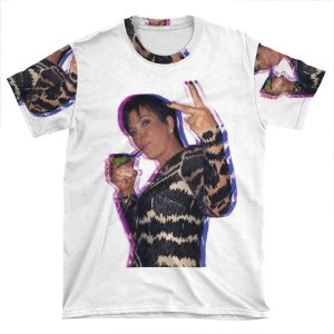 Kris Jenner Sticker AOP T-shirt Tee