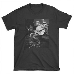 Kurtcobain Playing Guitar T-shirt Tee