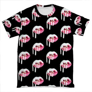 Kylie Cosmetics Lip Art AOP T-shirt Tee
