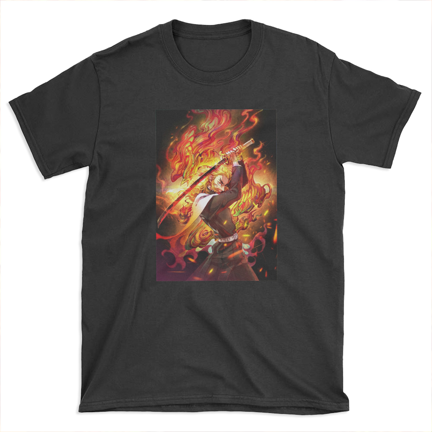 Kyojuro Rengoku - Demon Slayer Kimetsu no Yaiba The flame Kyojuro Rengoku pillar T-shirt Tee