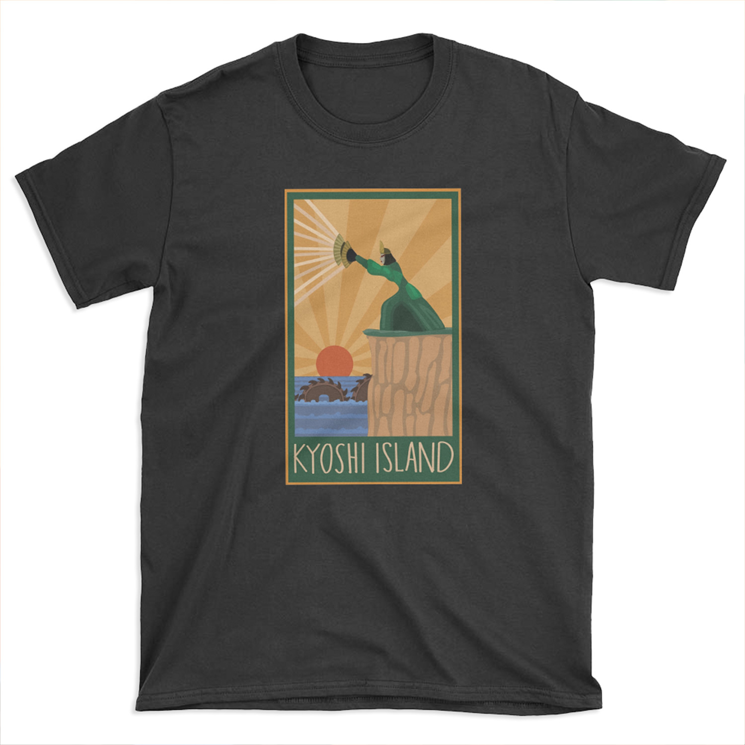 Kyoshi Island Print w/ the Unagi T-shirt Tee