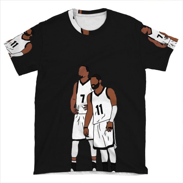Kyrie And Kd Nets AOP T-shirt Tee