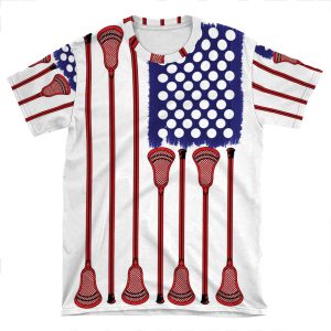 Lacrosse Americasgame AOP T-shirt Tee