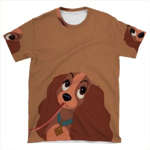 Lady From Lady And The Tramp AOP T-shirt Tee