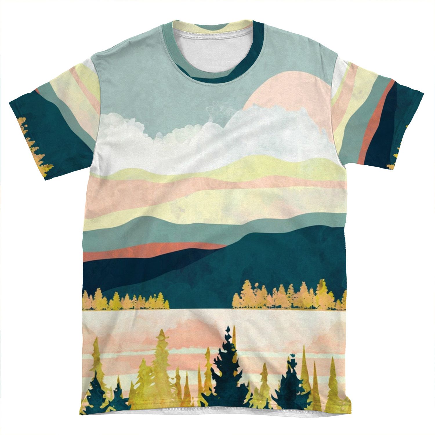 Lake Forest AOP T-shirt Tee