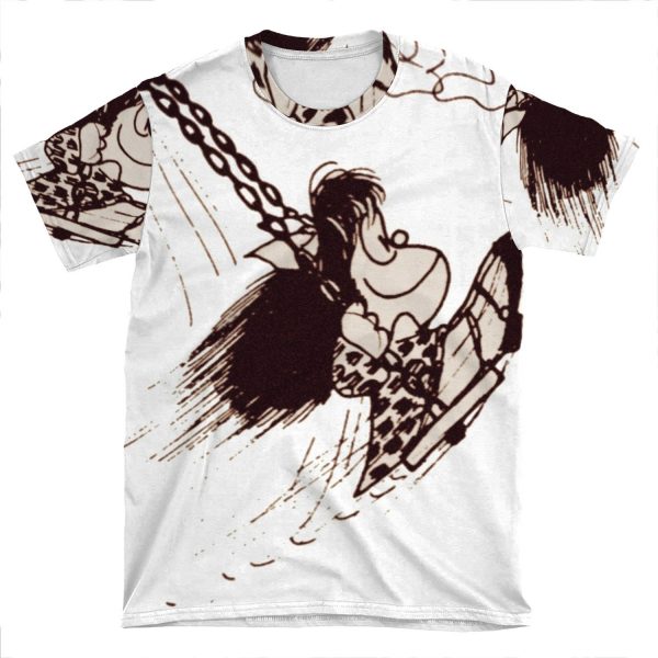 Laptop Skins & Sleeves Mafalda AOP T-shirt Tee