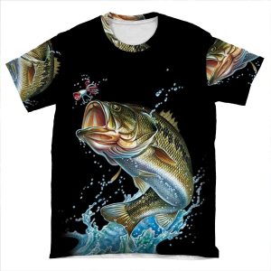 Largemouth Bass Fishing AOP T-shirt Tee