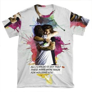 Larry Hug Watercolor AOP T-shirt Tee