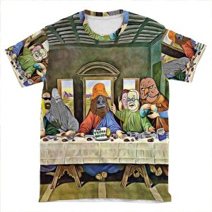 Last Supper Of Browntown AOP T-shirt Tee
