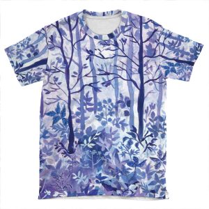 Lavender AOP T-shirt Tee
