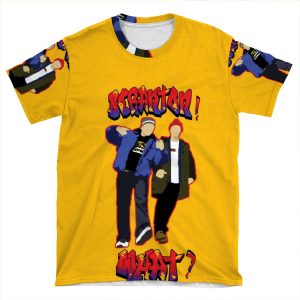 Lazy Scranton - With Text AOP T-shirt Tee