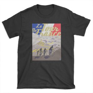 Le Tour de France retro poster T-shirt Tee