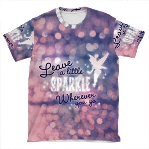 Leave A Little Sparkle Wherever You Go AOP T-shirt Tee