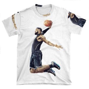 Lebron James Dunking Collection AOP T-shirt Tee
