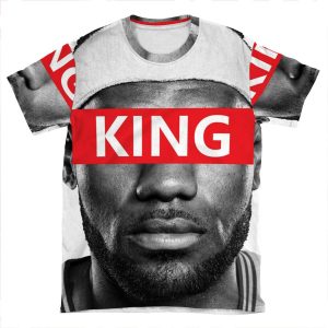 Lebron James - King AOP T-shirt Tee