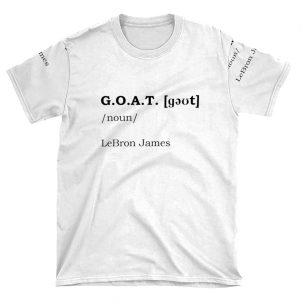 Lebron James The Goat AOP T-shirt Tee