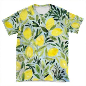 Lemons AOP T-shirt Tee