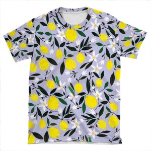 Lemons Blue AOP T-shirt Tee