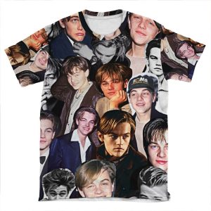 Leonardo Dicaprio Collage AOP T-shirt Tee