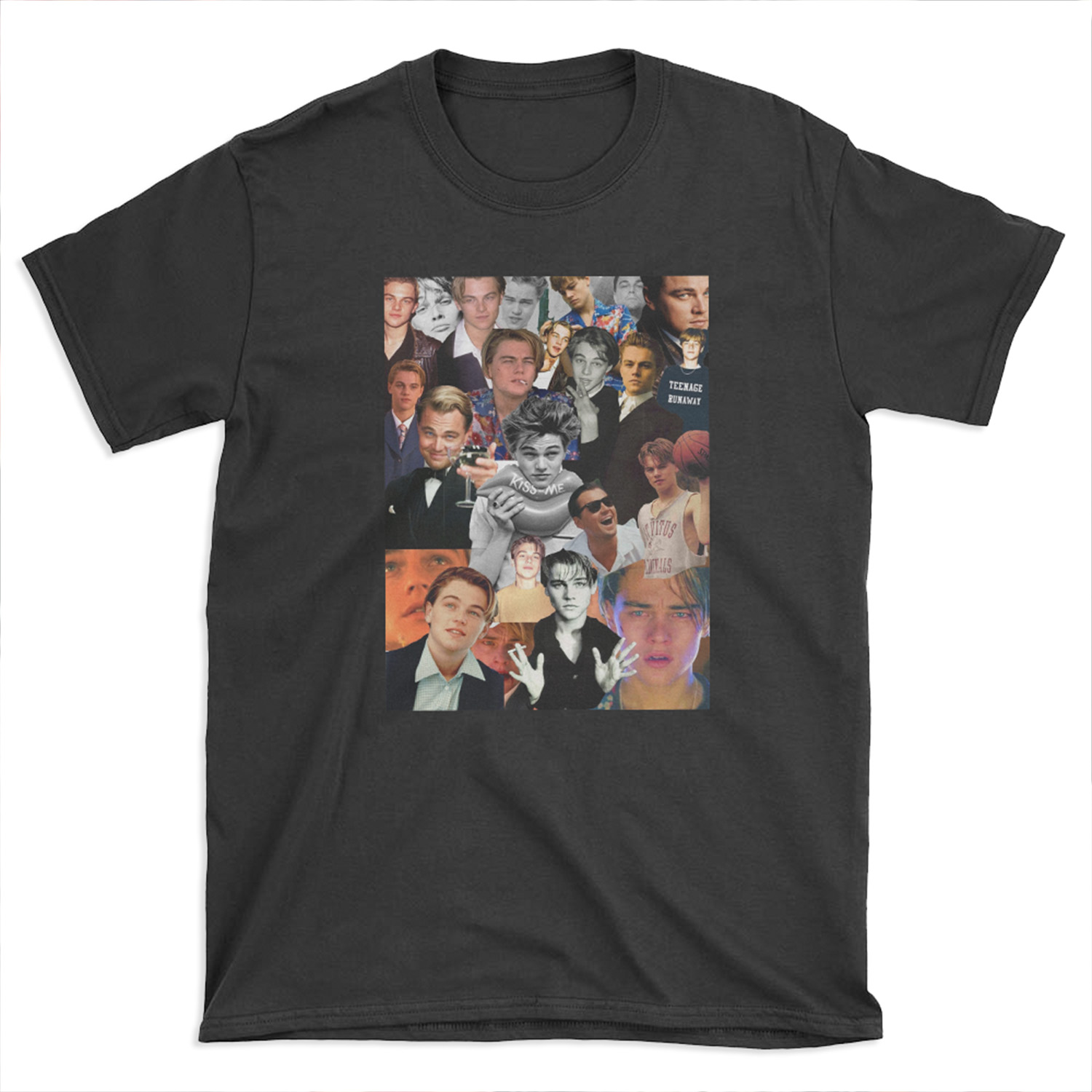 Leonardo Dicaprio Collage T-shirt Tee