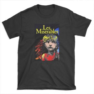 LES MISERABLES: Restored Colorized Advertising Print T-shirt Tee