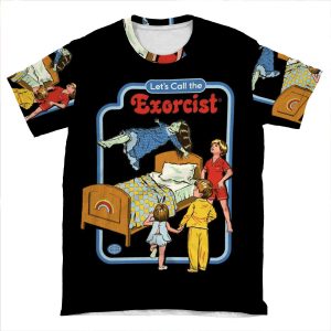 Let's Call The Exorcist AOP T-shirt Tee