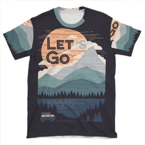 Let's Go AOP T-shirt Tee