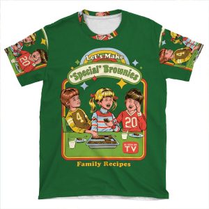 Let's Make Brownies AOP T-shirt Tee
