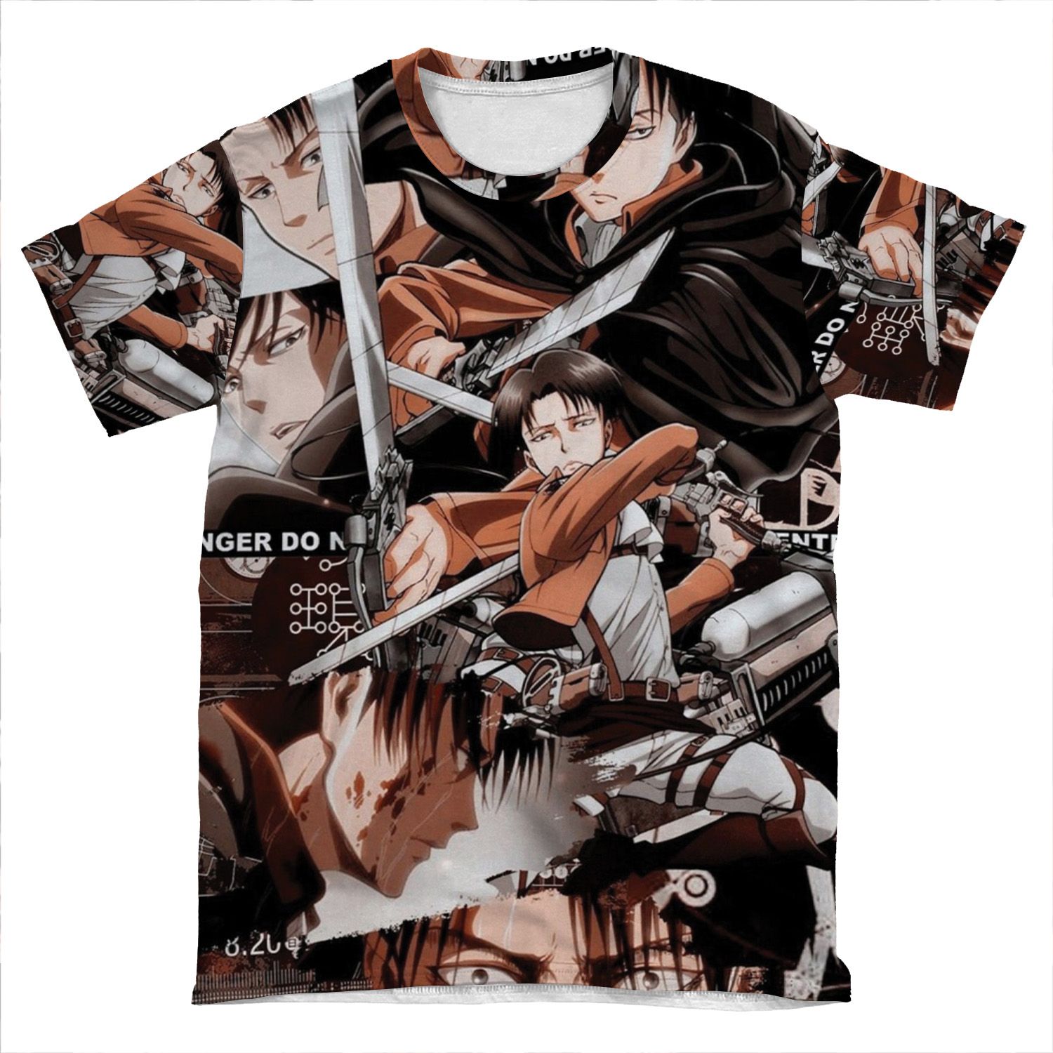 Levi Akerman, Attack On Titan AOP T-shirt Tee