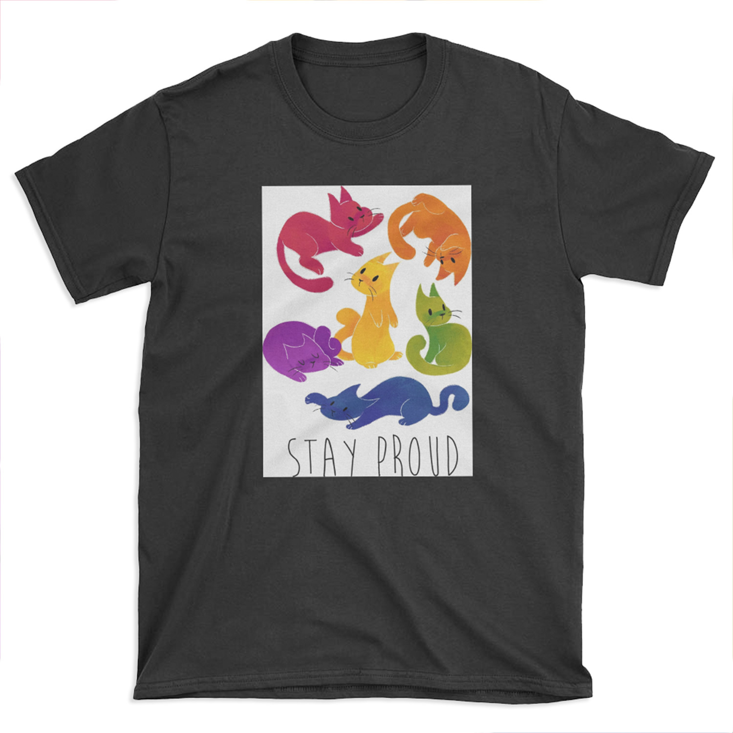 LGBT + PRIDE CATS T-shirt Tee