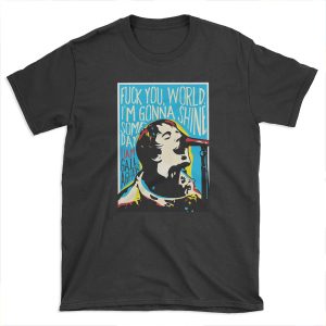 Liam Gallagher Quote Portrait T-shirt Tee