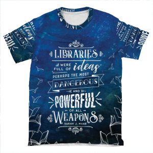 Libraries AOP T-shirt Tee