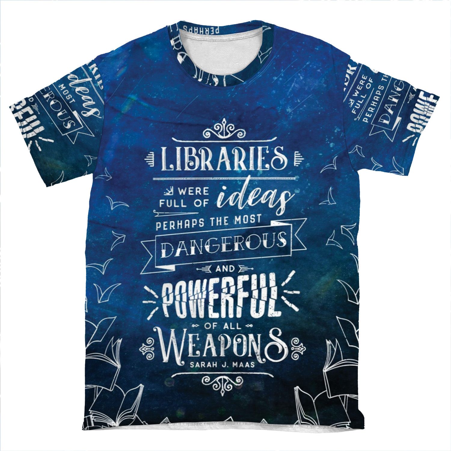 Libraries AOP T-shirt Tee