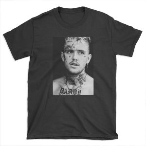 lil peep black and white poster T-shirt Tee