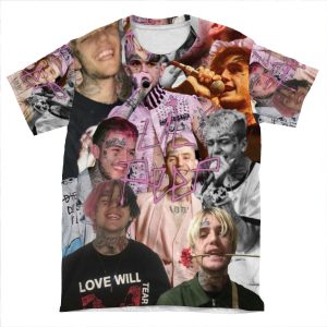 Lil Peep Collage AOP T-shirt Tee