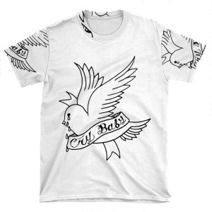 Lil Peep Crybaby Bird AOP T-shirt Tee