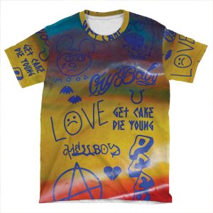 Lil Peep Fruit Roll Tattoos - Lil Peep Merch AOP T-shirt Tee